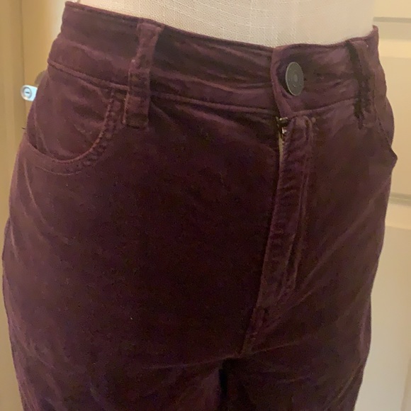 American Eagle purple velvet pants - Picture 2 of 4